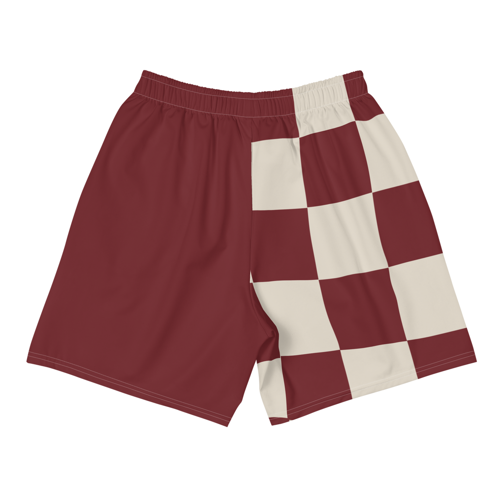 Slowpoke Swim Trunks - Red/Cream