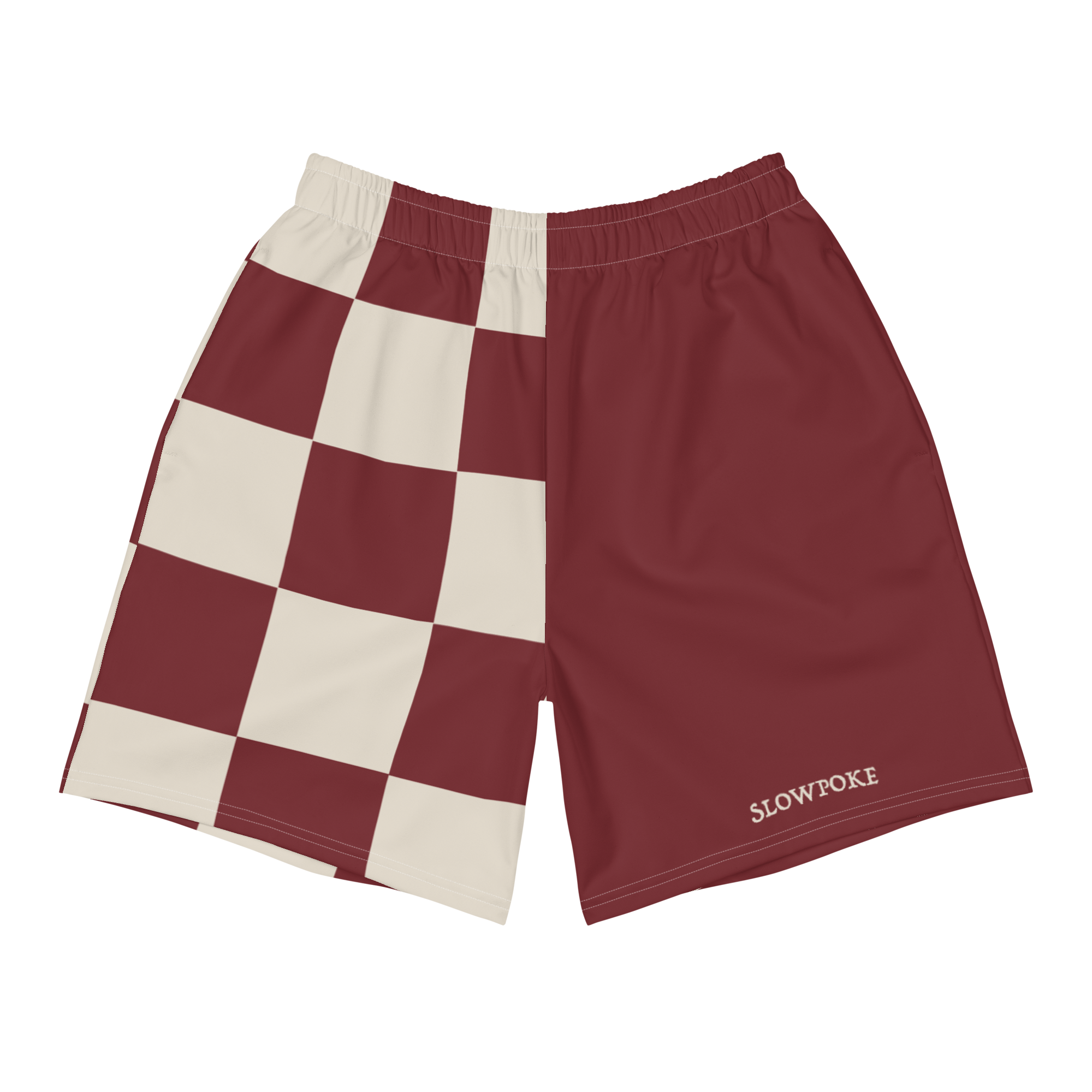 Slowpoke Swim Trunks - Red/Cream