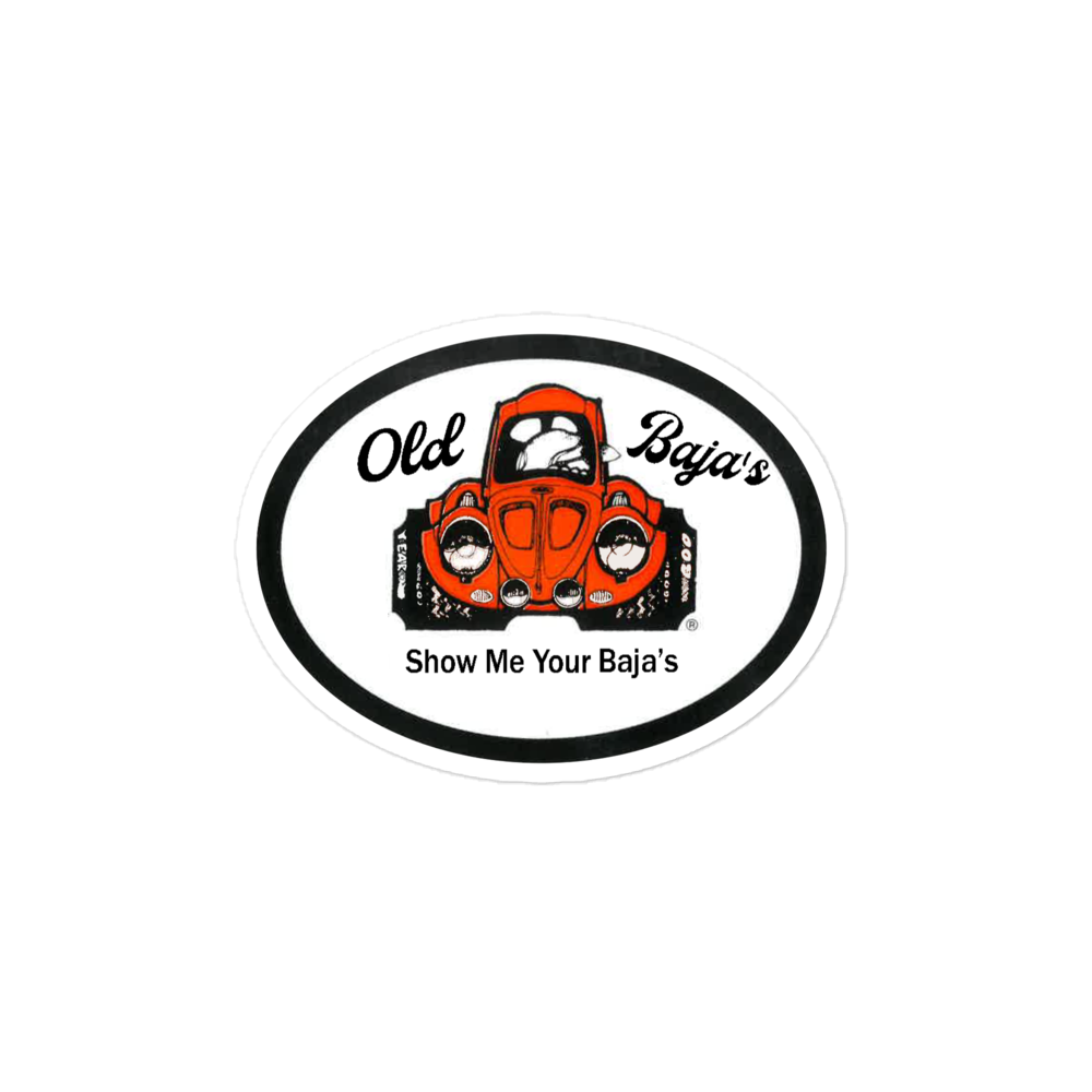 Old Baja's - Sample Sticker